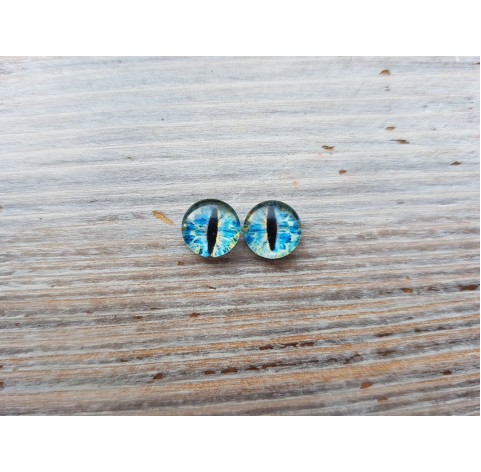 Glass eyes Blue 14, ~ Ø 1 cm