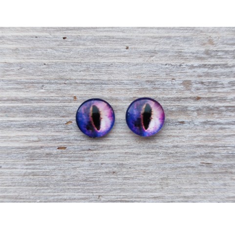 Glass eyes Violet 5, ~ Ø 0.8 cm