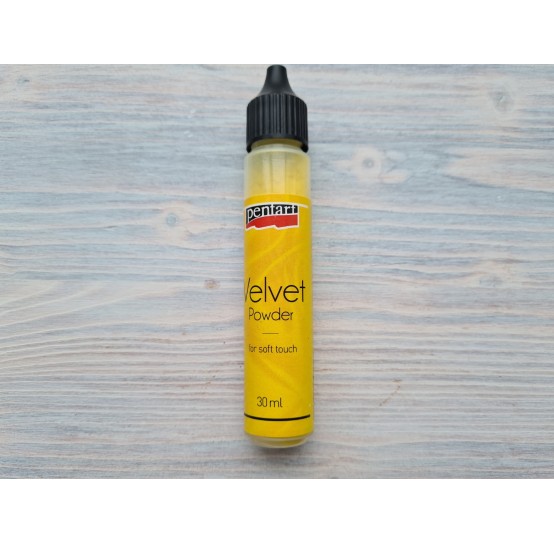 Velvet powder, citrine yellow, 30 ml