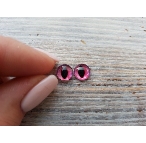 Glass eyes Pink 1, ~ Ø 0.8 cm