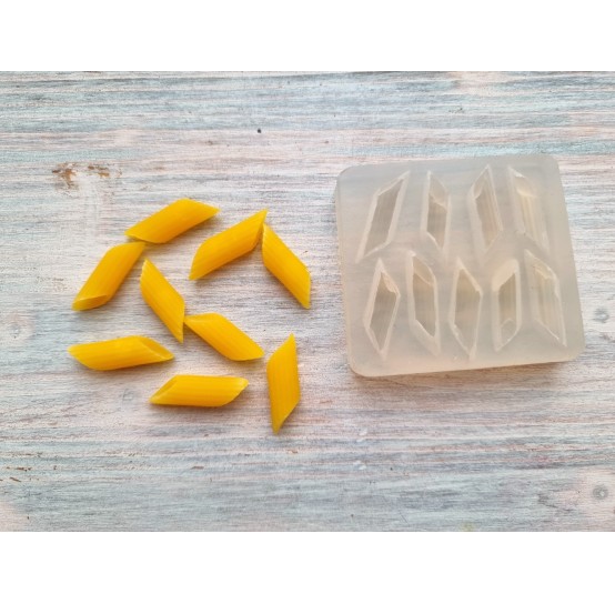 Silicone mold, Pasta / macaroni, style 4, 9 pcs., ~ 2.5 cm
