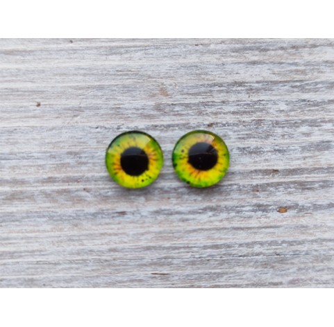 Glass eyes Yellow 4, ~ Ø 0,6 cm