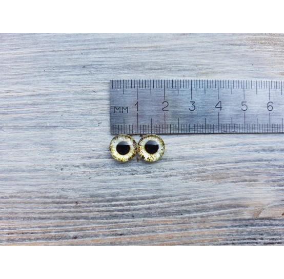 Glass eyes Green 3, ~ Ø 1 cm