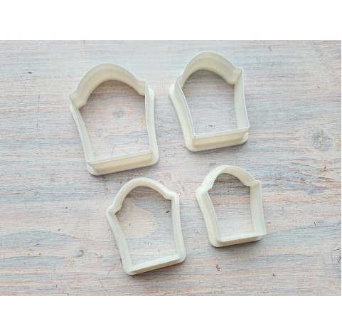 "Grave", set of 4 cutters, one clay cutter or FULL set