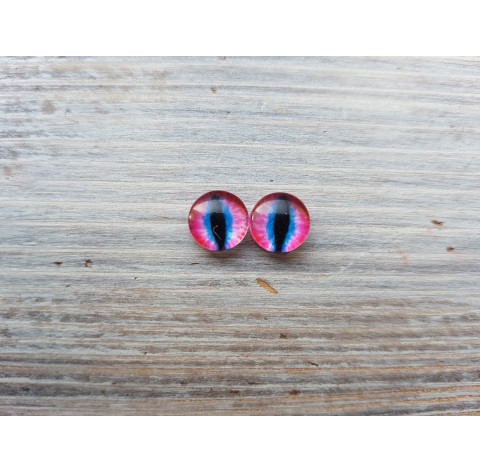 Glass eyes Pink 2, ~ Ø 0.8 cm