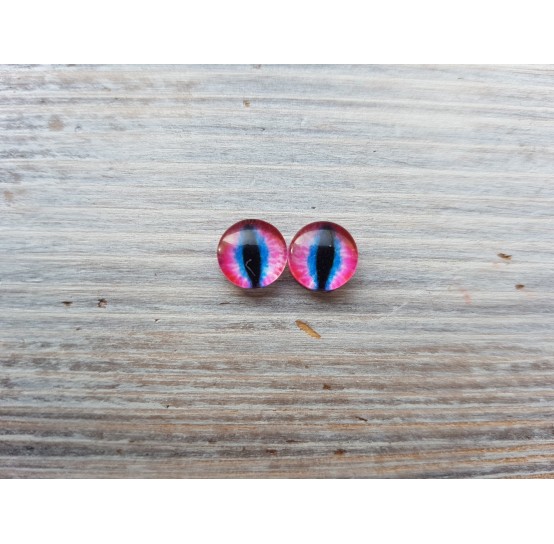 Glass eyes Pink 2, ~ Ø 0.8 cm