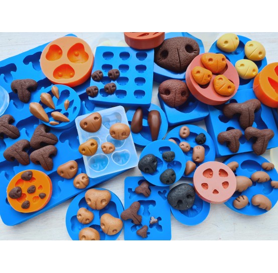 Silicone molds of animal noses