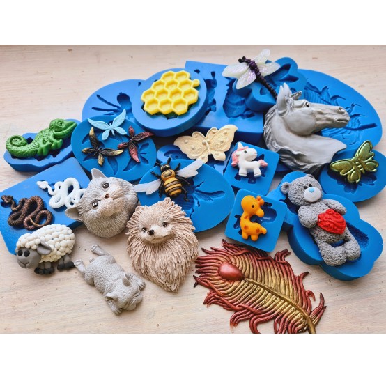 Silicone Molds of Animals, Insects & Miniature Figures