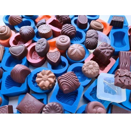 Silicone molds of chocolates