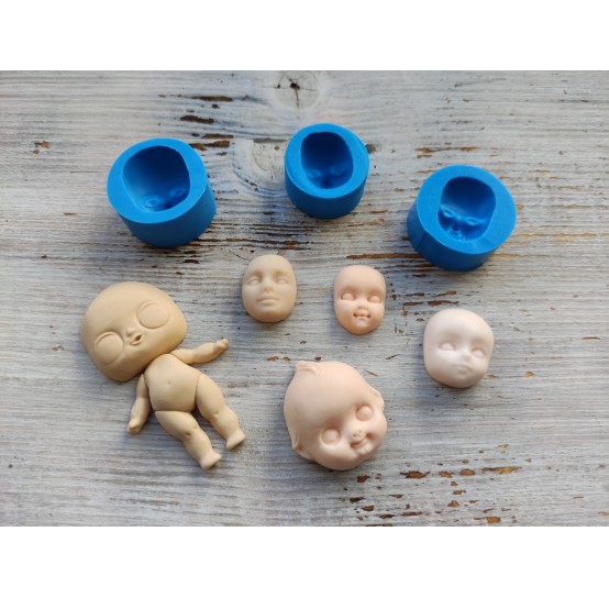 Silicone molds of dolls, characters & body parts
