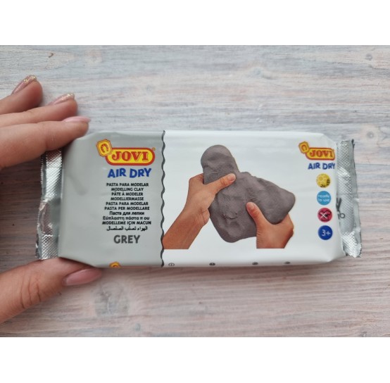 Air dry modelling clay JOVI, GREY, 250 g