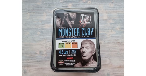 Monster Clay polymer clay, brown, soft, 2.05 kg