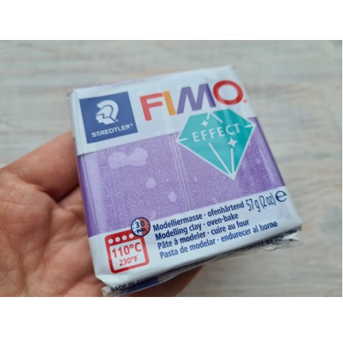 FIMO Effect, metallic lilac (metallic), Nr.61, 57g (2oz), oven-hardening polymer clay, STAEDTLER