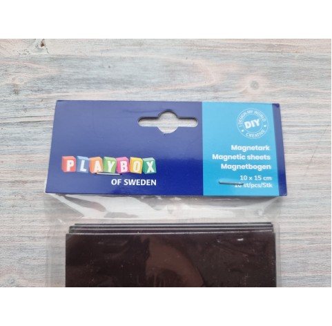 Magnetic sheets Playbox, 10 pcs., 10*15 cm