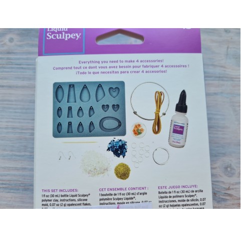 Sculpey Embellishment Jewelry Kit with Liquid Polymer Clay
