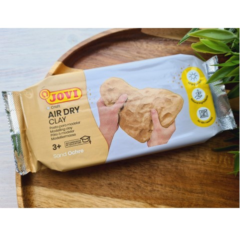 Jovi Air dry, ochre, modelling clay, 250g (8.82oz)