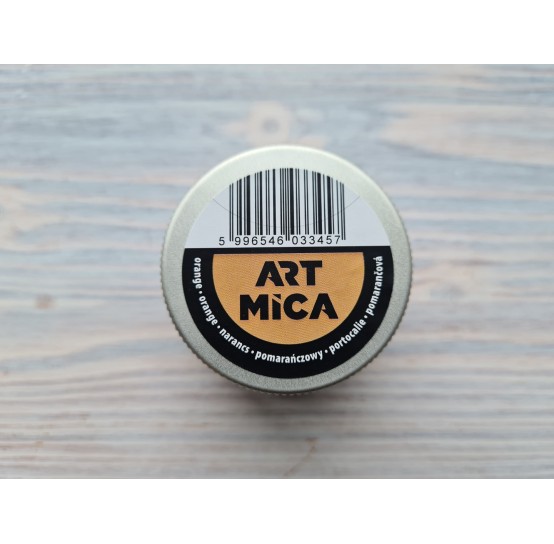 PENTART Art Mica mineral powder, Orange, 9g