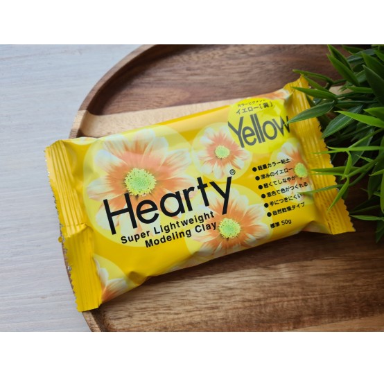 Padico Hearty, yellow, super lightweight modeling clay, 50 g