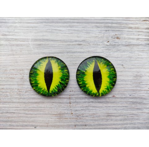 Glass eyes Green 3, ~ Ø 3 cm