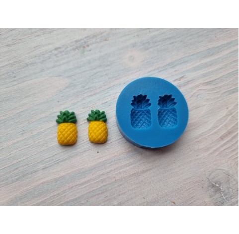 Silicone mold, Pineapple, 2 pcs., small, ~ 1- 2.6 cm