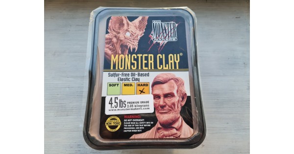 Monster Clay polymer clay, brown, soft, 2.05 kg