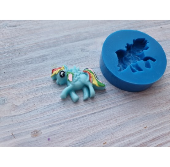 Silicone mold, Cartoon pony, ~ 2.6 cm
