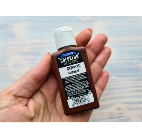 Dye for epoxy resins Colorfun Deluxe, brown, 25ml