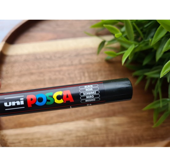 UNI Posca PC-1M, black (24), water-based marker