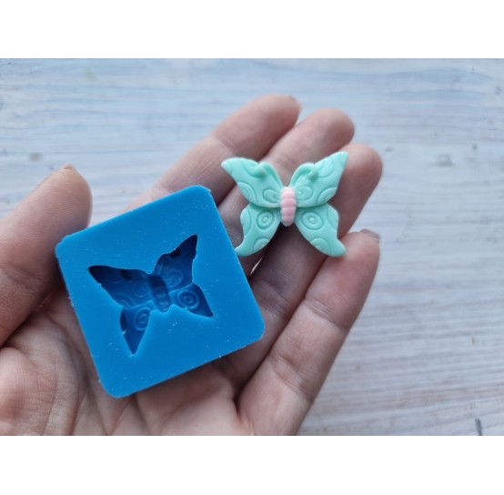 Silicone mold, Butterfly 2, ~ 3.3 * 2.6 cm