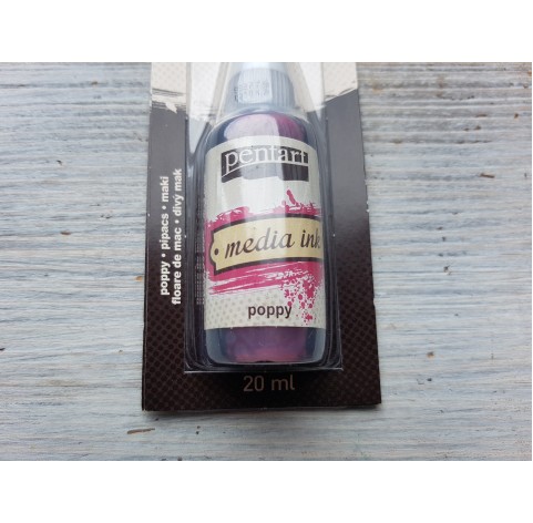 PENTART alcohol-based ink, poppy, 20 ml, No. 21017