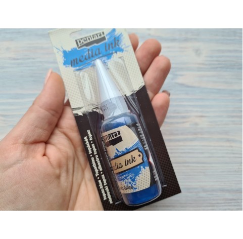 PENTART alcohol-based ink, topaz-blue, 20 ml, No. 21045