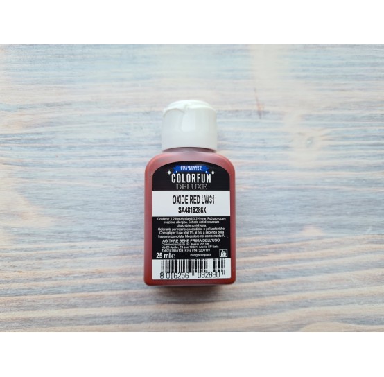 Dye for epoxy resins Colorfun Deluxe, oxide red, 25 ml