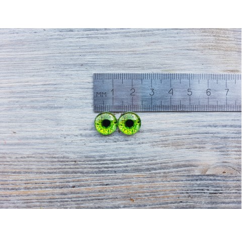 Glass eyes Green 1, ~ Ø 1.2 cm