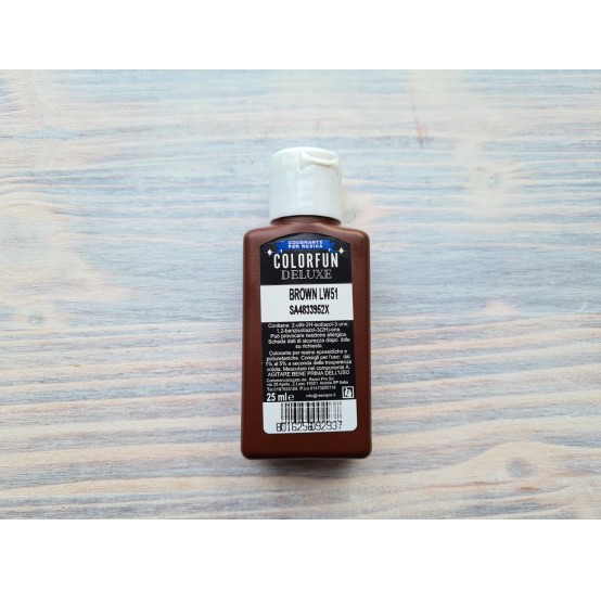 Dye for epoxy resins Colorfun Deluxe, brown, 25ml