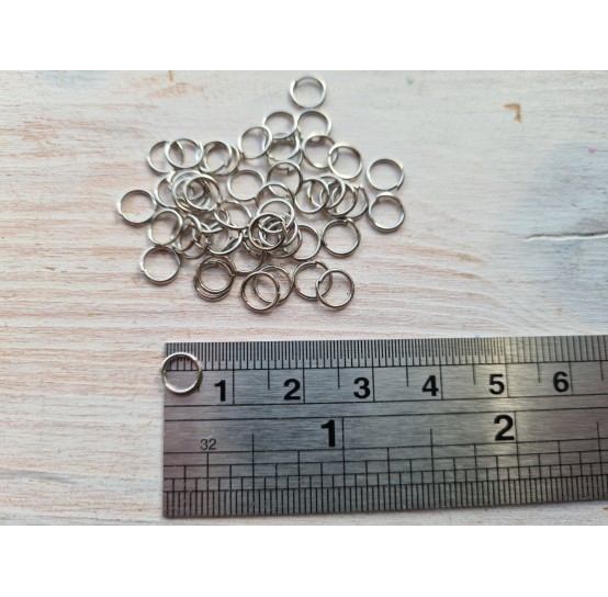 Rings, steel, ~ 50 pcs., 5 mm