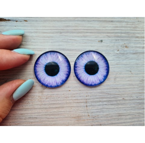 Glass eyes Violet 1, ~ Ø 3 cm