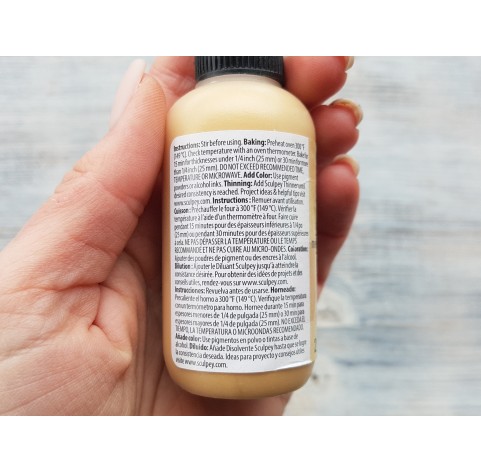 Sculpey liquid polymer clay, Gold, 59 ml