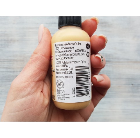 Sculpey liquid polymer clay, Gold, 59 ml