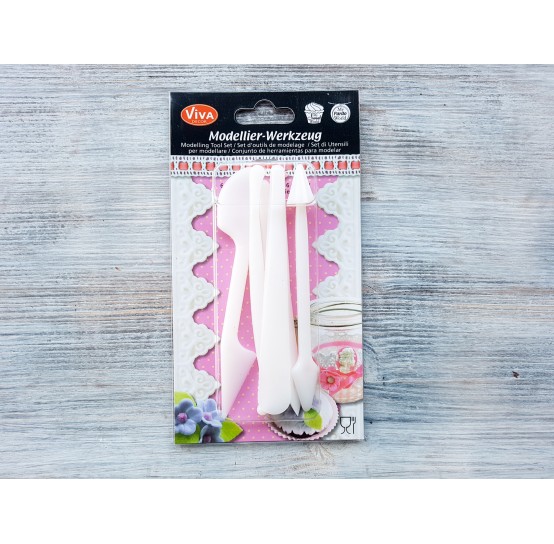Modelling tool set, 6 pcs.