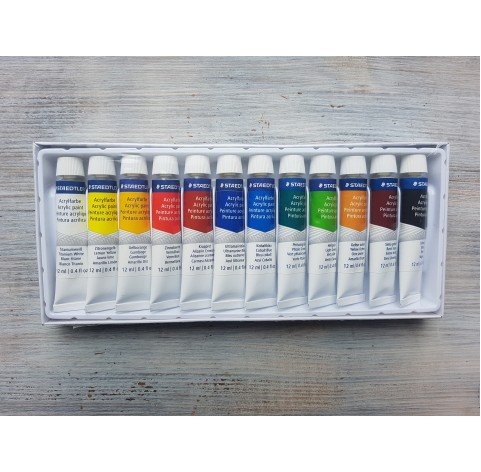 Staedtler acrylic paint "Design Journey" set, 12*12 ml