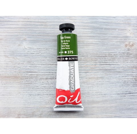 DALER ROWNEY oil paint "Graduate oil", sap green, 38 ml, No. 375