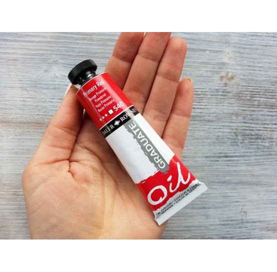DALER ROWNEY oil paint "Graduate oil", primary red, 38 ml, No. 540