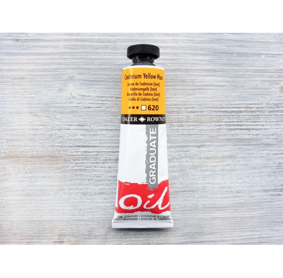 DALER ROWNEY oil paint "Graduate oil", cadmium yellow hue, 38 ml, No. 620
