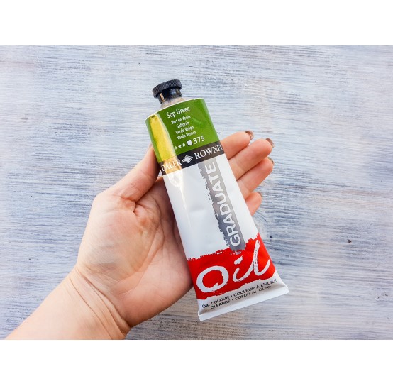 DALER ROWNEY oil paint "Graduate oil", sap green, 200 ml, No. 375