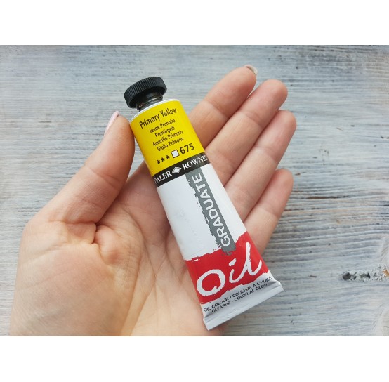 DALER ROWNEY oil paint "Graduate oil", primery yellow, 38 ml, No. 675