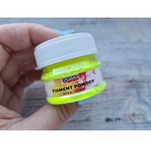 PENTART pigment powder Neon Yellow, 6 g