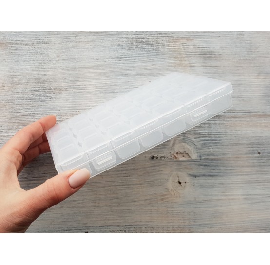 Plastic box for storing small things