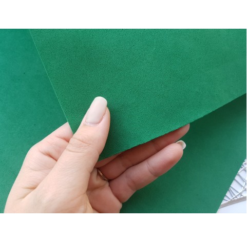 Foamiran sheet, foam rubber, Verde Scuro, 1 mm, 60*40 cm