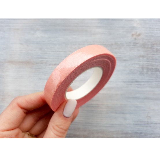 Floral tape, pink, 13 mm*27 m