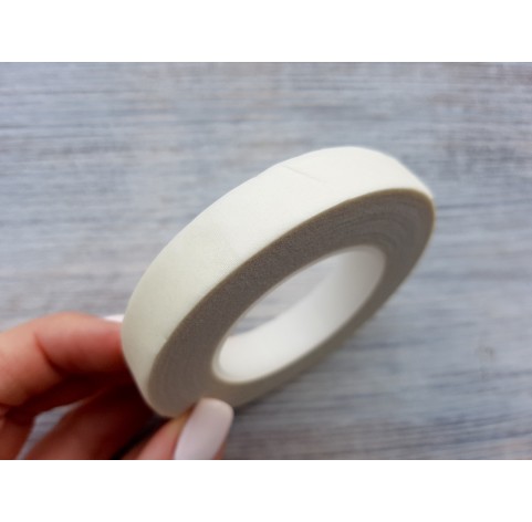 Floral tape, white, 13 mm*27 m
